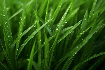 Fototapeta na wymiar texture of grass realistic photography - AI Generated