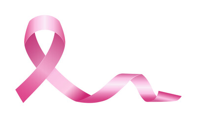 Vector breast cancer awareness ribbon background