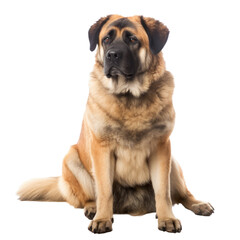 Sarabi Dog or Persian Mastiff isolated on transparent background,transparency 