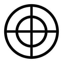 Target, crosshair icon 