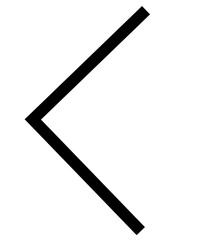 Left arrow angle icon 