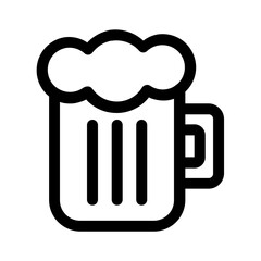 glass of beer day of the dead icon illustration