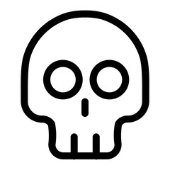 skull and crossbones day of the dead icon illustration