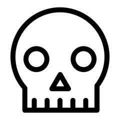 skull and crossbones day of the dead icon illustration