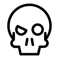 skull and crossbones day of the dead icon illustration