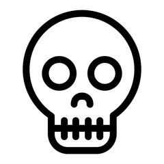 skull and crossbones day of the dead icon illustration