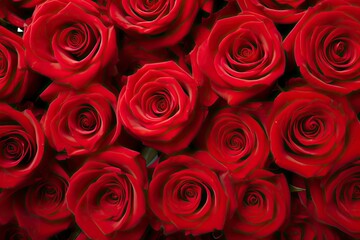 Red Rose Background for Valentine's Day.