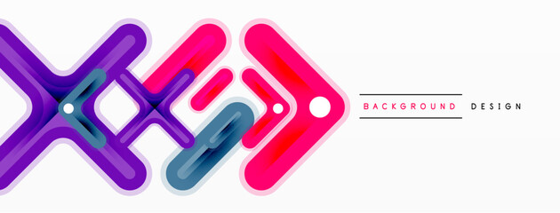 Cross line background minimal geometric template. Design for wallpaper, banner, background, landing page, wall art, invitation, prints, posters