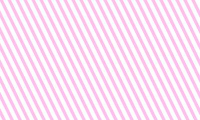 Vector diagonal striped pattern pink and white seamless background