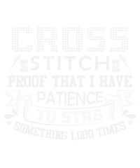 Cross Stitch Proof That I Have Patience Needlepoint Svg Design
These file sets can be used for a wide variety of items: t-shirt design, coffee mug design, stickers,
custom tumblers, custom hats, print