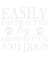 Easily Distracted by Cross Stitch and Dogs Svg Design
These file sets can be used for a wide variety of items: t-shirt design, coffee mug design, stickers,
custom tumblers, custom hats, printables