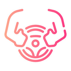 love Line Gradient Icon