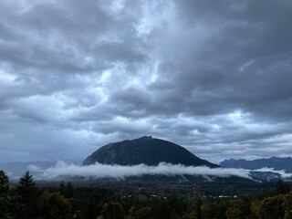 Mountain View with Storms
