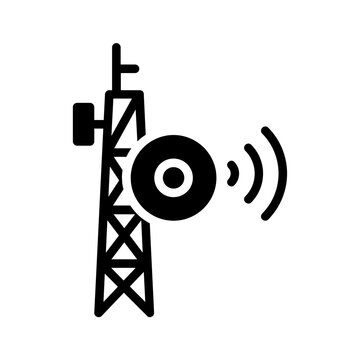 Solid black icon for Infra