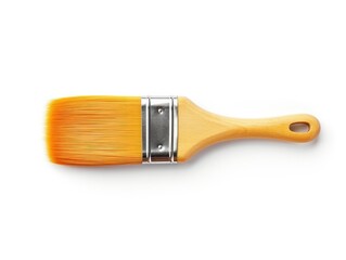 Paintbrush isolated white background.