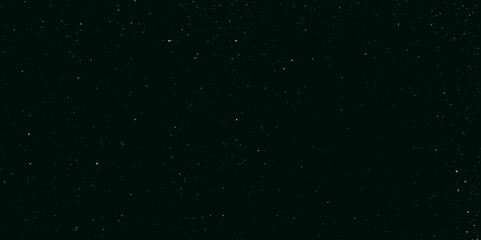 Flying dust particles on a black background. starry night sky vector background