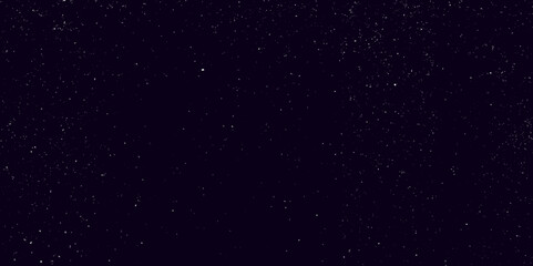 Starry night sky vector background