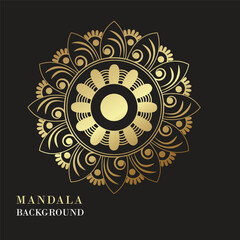 Floral Mandala Design Background
