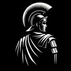 Silueta de un soldado romano
