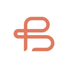 Obraz premium Monogram initial b letter mark logo design. Monogram design vector b logo. Monogram initial letter mark b logo. Design simple b monogram