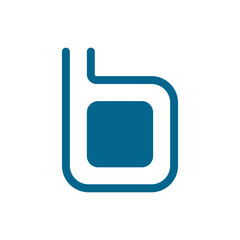 Monogram initial b letter mark logo design. Monogram design vector b logo. Monogram initial letter mark b logo. Design simple b monogram