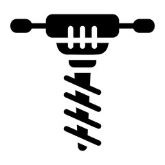 drilling Solid icon