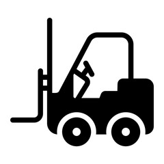 forklift Solid icon