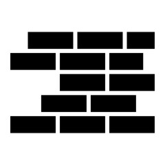 brick wall Solid icon