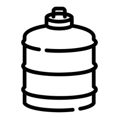 water tank Line Icon