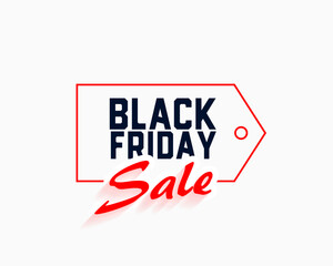 modern black friday sale tag background for business promo