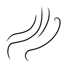 illustration of blowing wind