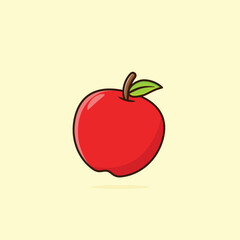 apple fruits cartoon