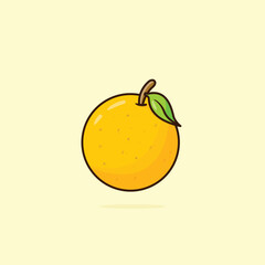 orange fruits cartoon