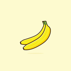 banana fruits cartoon