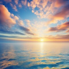 sunrise over the sea
