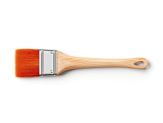 Paintbrush isolated white background.