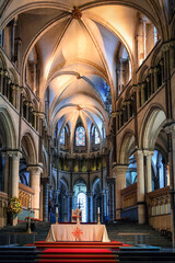 Inside the Canterbury Cathedral - 665342247
