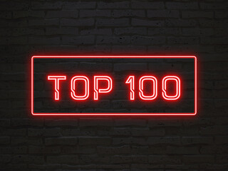 TOP100のネオン文字