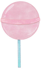 pink candy cartoon