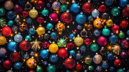 Merry Christmas and a happy new year. Festive xmas background. Holiday Christmas