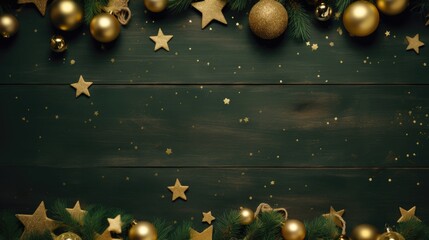 Naklejka premium Merry Christmas and a happy new year. Festive xmas background. Holiday Christmas