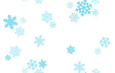 snowflakes seamless background for decoration vector illustration