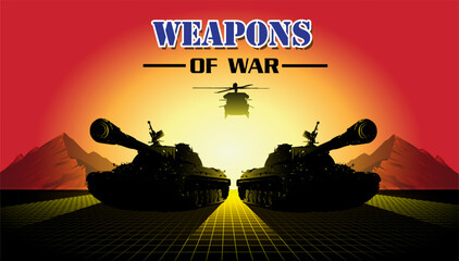 weapons of war - obrazy, fototapety, plakaty