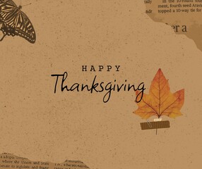 Happy Thanks Giving Day design for promotion on social media