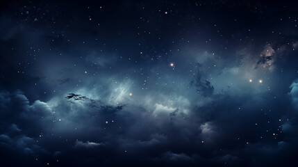 Fototapeta na wymiar background with stars and nebula
