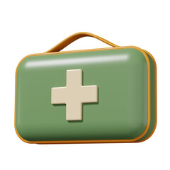 First aid kit 3d icon