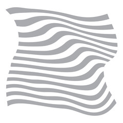 illustration of a striped line wave abstract