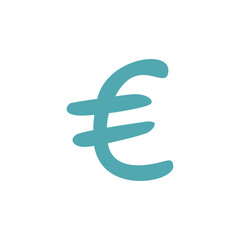 Euro vector icon