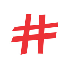 Hastag vector icon