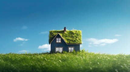 Fototapeta premium Green and environmentally friendly housing concept.